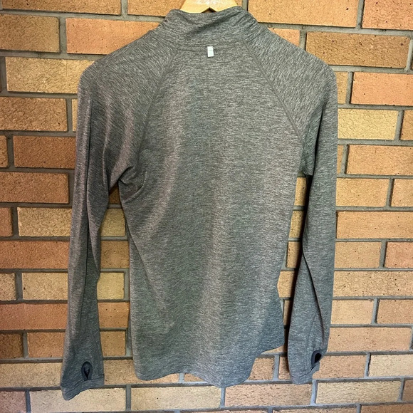Nike Dri-Fit Athletic Athleisure Gym Running Half Zip Pullover Gray Size Small - Picture 6 of 6